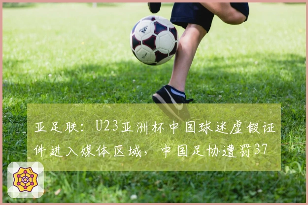 亚足联：U23亚洲杯中国球迷虚假证件进入媒体区域，中国足协遭罚3750美元